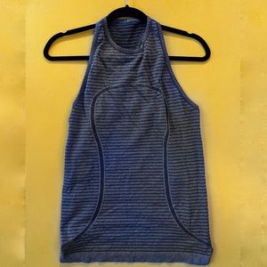 NWOT Grey Striped Lululemon Tank